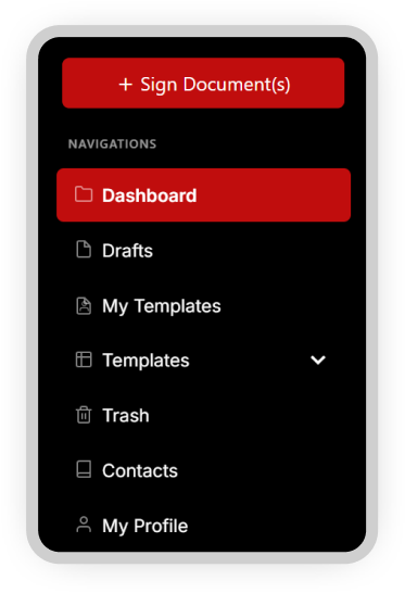 Dashboard Navigation